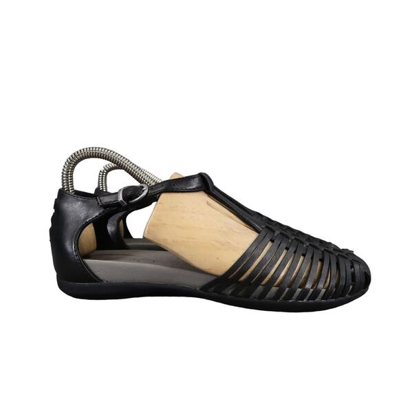 Baretraps Shoes Womens 6 Sandals Casual Fashion Closed Toe Abbie Huarache Black - Picture 2 of 12